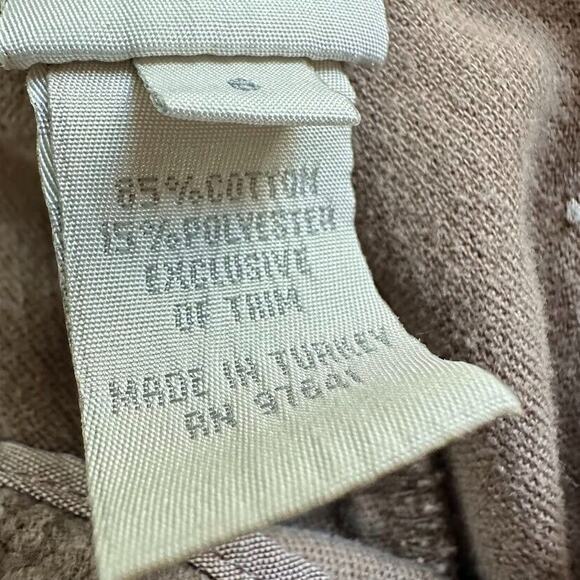 J Jill Pants 6 Tan Straight Velour Velvet Casual Pockets Career Soft Casual - Picture 6 of 7